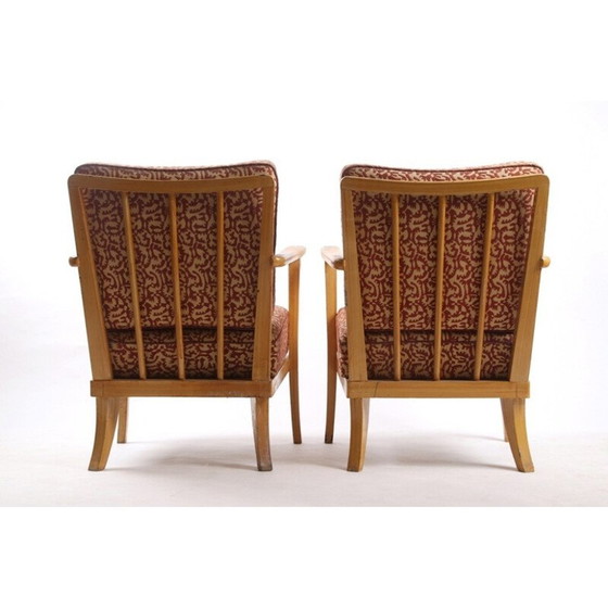 Image 1 of Vintage pair of armchairs by Thonet - 1940s