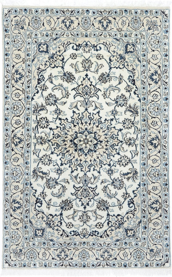 Image 1 of Original hand-knotted Persian carpet Nain 12 La 198 X 120 Cm