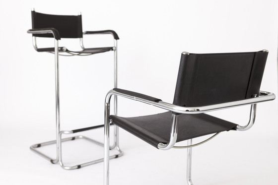 Image 1 of Set 4 Cantilever Chairs 1990S Vintage - Italy