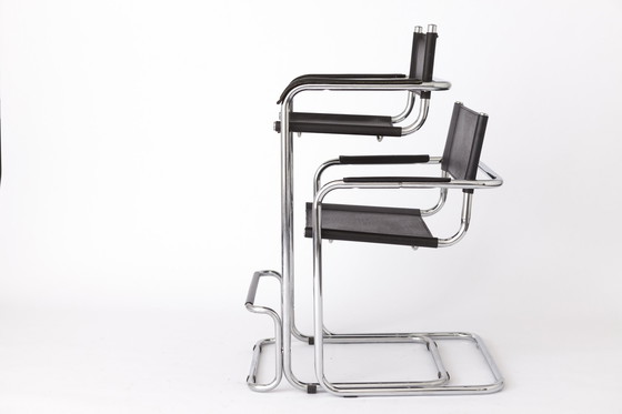 Image 1 of Set 4 Cantilever Chairs 1990S Vintage - Italy