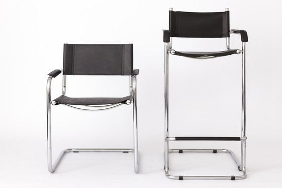 Image 1 of Set 4 Cantilever Chairs 1990S Vintage - Italy