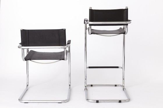 Image 1 of Set 4 Cantilever Chairs 1990S Vintage - Italy
