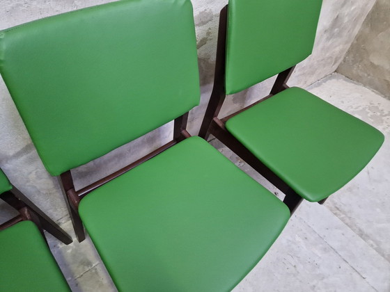 Image 1 of Ensemble de 4 chaises vintage reupholstered