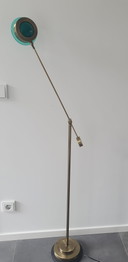 Vintage brass floor lamp