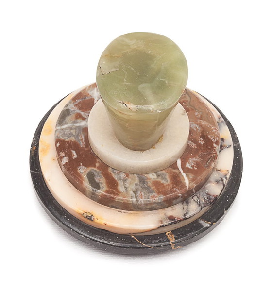 Image 1 of Pair Of Vintage Marble Candy Boxes