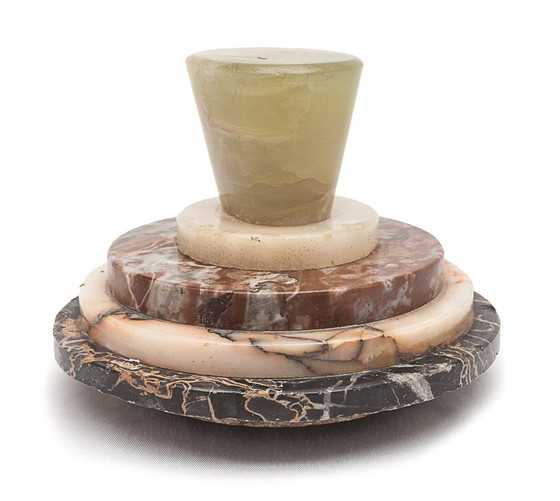 Image 1 of Pair Of Vintage Marble Candy Boxes
