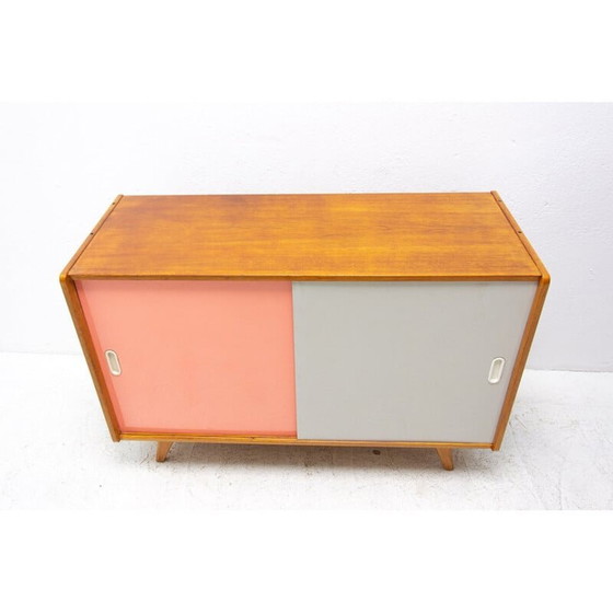 Image 1 of Vintage beech wood sideboard "U-452" by Jiří Jiroutek, Czech 1960
