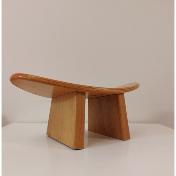 Image 1 of Vintage Shaggy meditation stool by Alain Gaubert