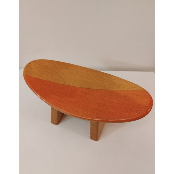 Image 1 of Vintage Shaggy meditation stool by Alain Gaubert