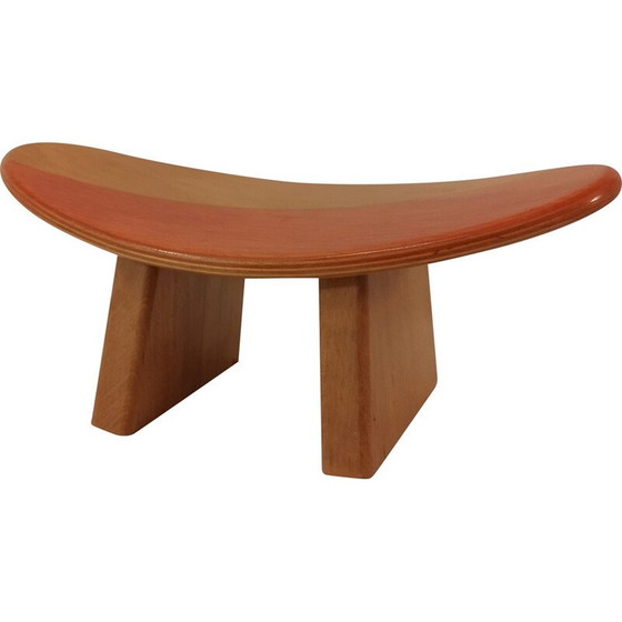 Image 1 of Vintage Shaggy meditation stool by Alain Gaubert