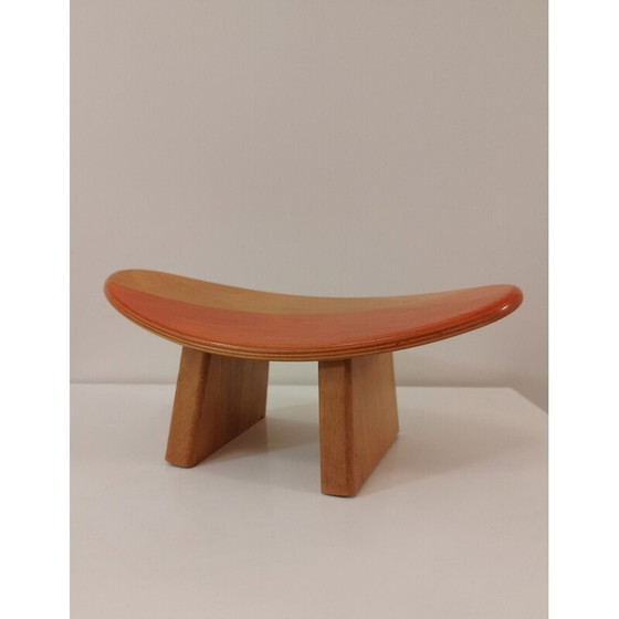 Image 1 of Vintage Shaggy meditation stool by Alain Gaubert