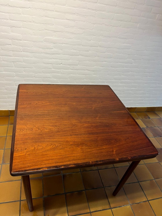 Image 1 of Table de salle à manger en bois de rose Niels O.Moller