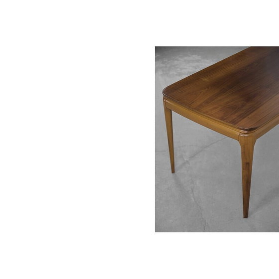 Image 1 of Tavolino da caffè vintage scandinavo in legno di ciliegio, Danimarca anni '50