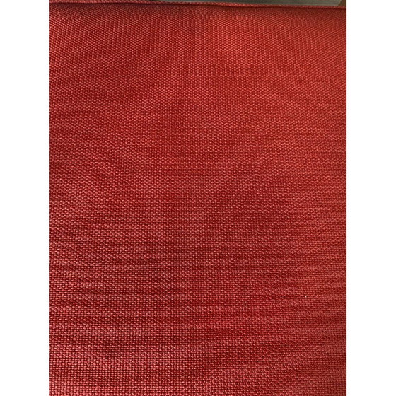 Image 1 of Poltrone vintage in palissandro e jersey rosso