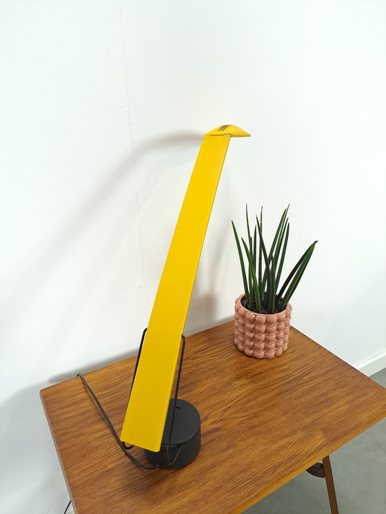 Image 1 of Yellow Dove Lamp Mario Barbaglia And Marco Colombo Paf Studio