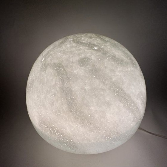 Image 1 of Mid-century design mushroom glass table lamp , 1970’s