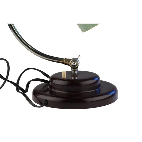 Image 1 of Vintage desk lamp in green bakelite, 1930