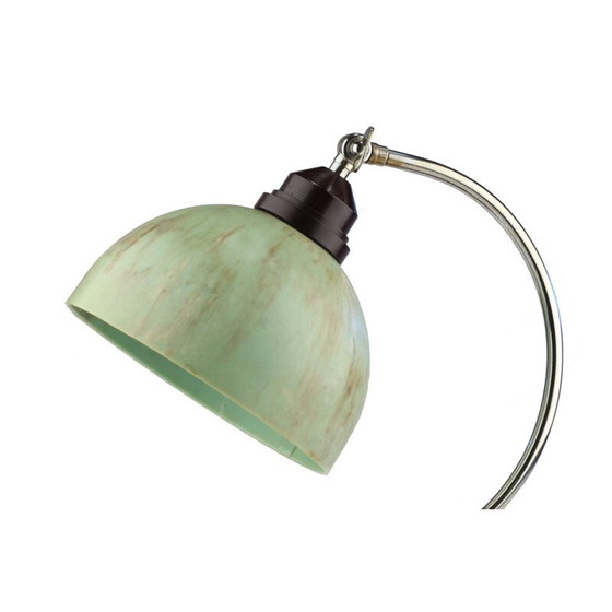Image 1 of Vintage desk lamp in green bakelite, 1930