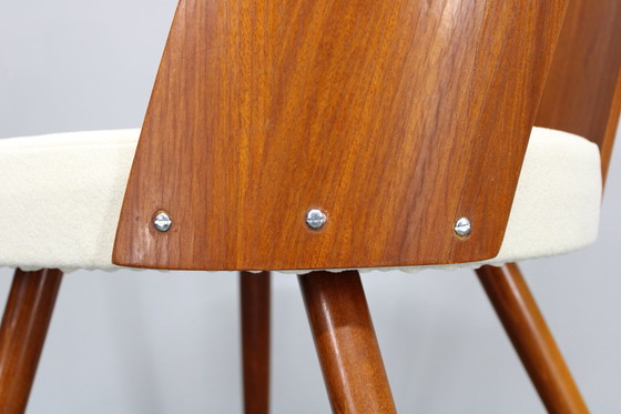 Image 1 of 1960S Antonin Suman Pair Of Restored Chairs In Walnut Finish