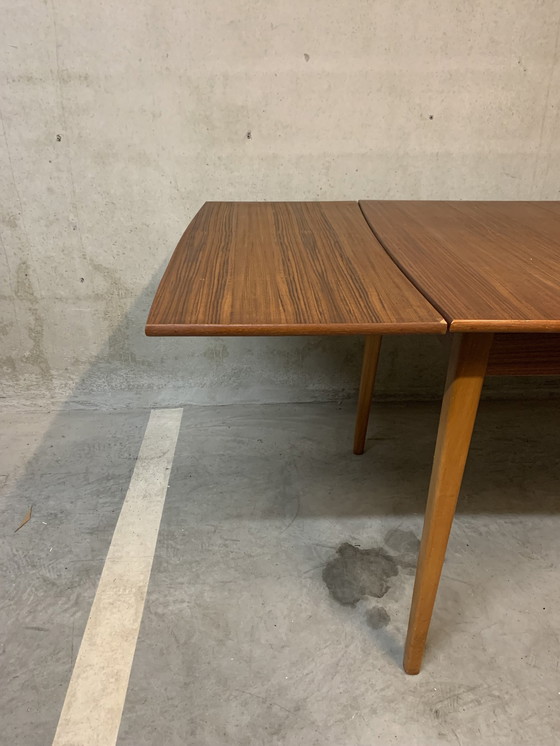 Image 1 of Large Teak Dining Table 1960s