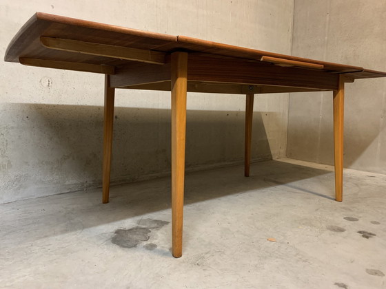 Image 1 of Large Teak Dining Table 1960s