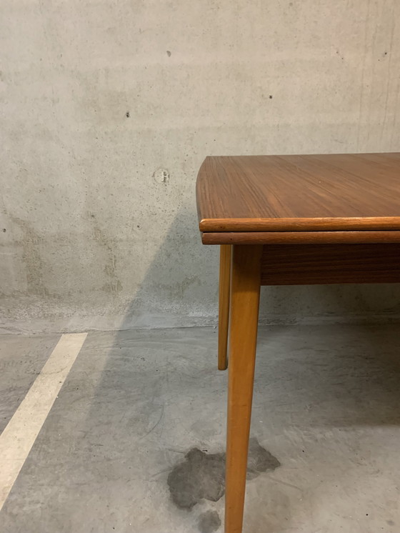 Image 1 of Large Teak Dining Table 1960s