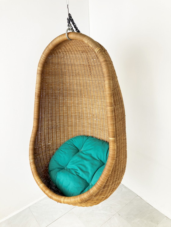 Image 1 of Hanging egg chair