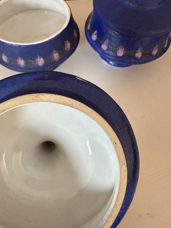 Image 1 of West Germany Fat Lava Dinnerware 1970s