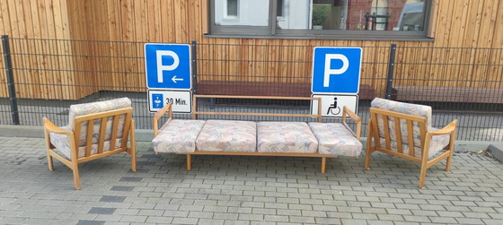 Image 1 of Stella Couch Sofa Sesssel 60s Vintage Retro Two-Seater Twoseater 60S Mid - Century Danish Design