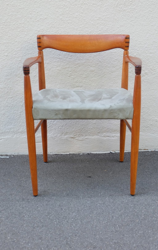 Dining chair Armchair by HW Klein for Bramin 60s Danish