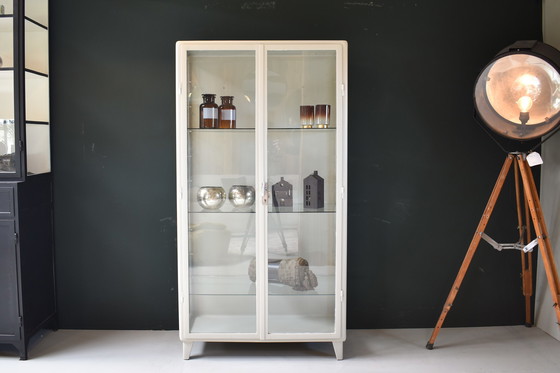 Image 1 of Vetrina/armadietto da farmacia d'epoca