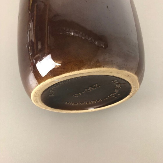 Image 1 of Large vintage Pottery Fat Lava Vase by Scheurich 1970s