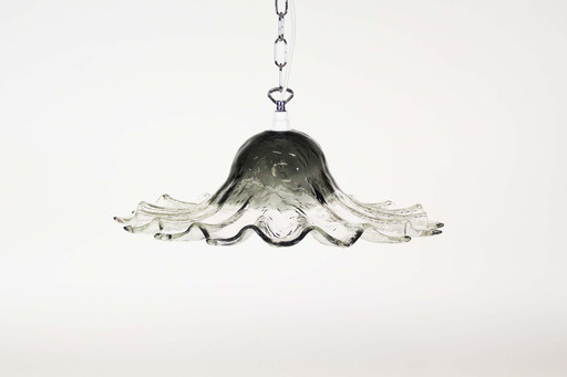 Vintage Italian Glass Pendant Lamp