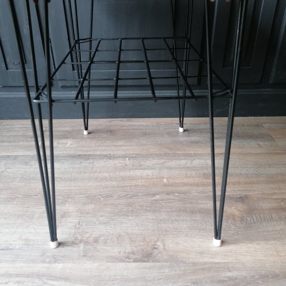 Image 1 of Vintage Pilastro By Tjerk Reijenga Side Table Hairpin legs