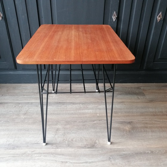 Image 1 of Vintage Pilastro By Tjerk Reijenga Side Table Hairpin legs