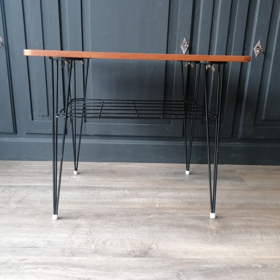 Image 1 of Vintage Pilastro By Tjerk Reijenga Side Table Hairpin legs