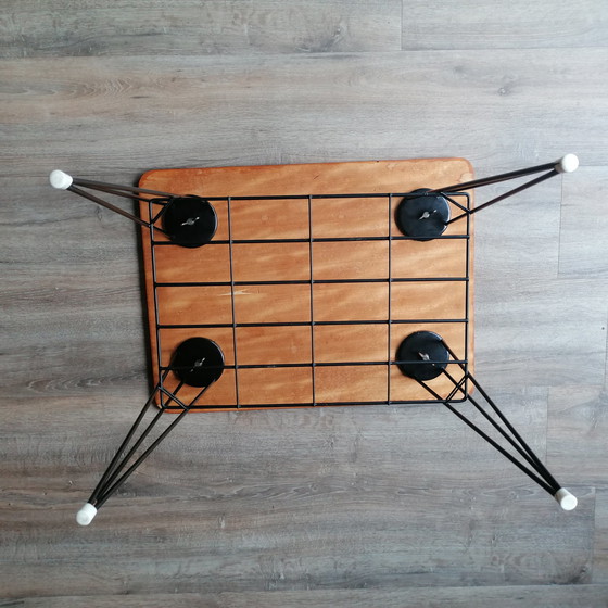 Image 1 of Vintage Pilastro By Tjerk Reijenga Side Table Hairpin legs