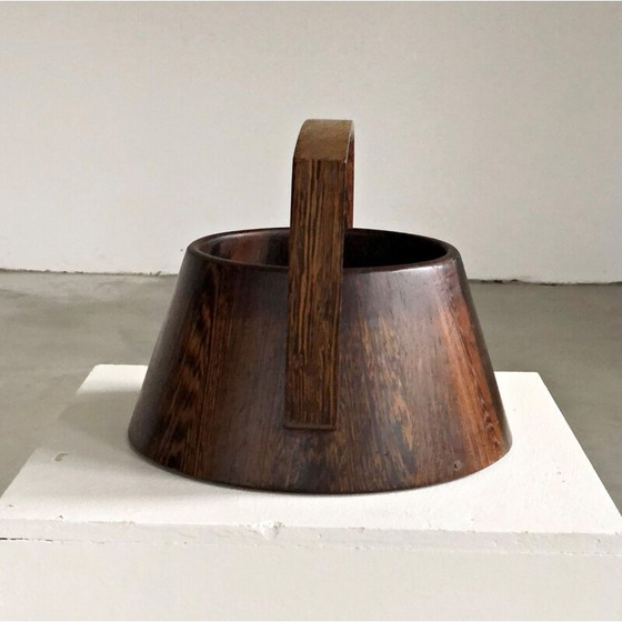 Image 1 of Vintage Danish rosewood ice bucket by Jens Quistgaard for Dansk, Denmark 1960