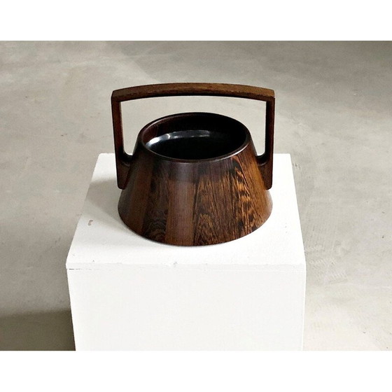 Image 1 of Vintage Danish rosewood ice bucket by Jens Quistgaard for Dansk, Denmark 1960