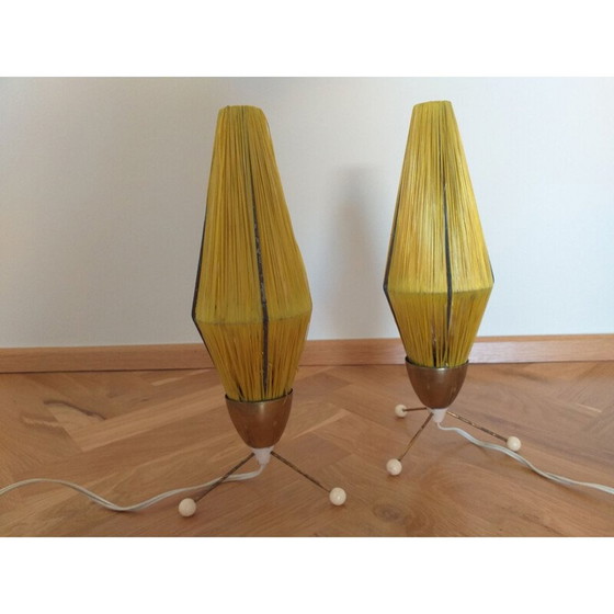 Image 1 of Pair of vintage rocket lamps, 1960