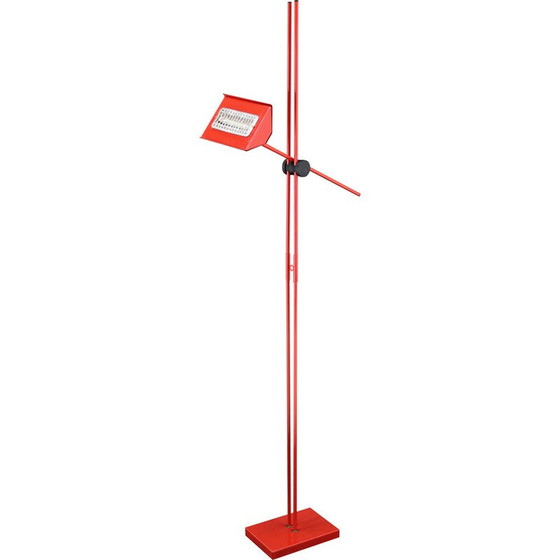 Image 1 of Vintage Halogen red floor lamp, Italy 1980s