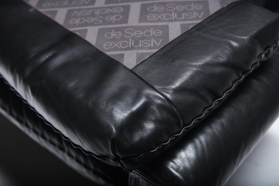 Image 1 of Splendida poltrona e pouf Ds 31 del team De Sede per De Sede Exclusiv Swiss