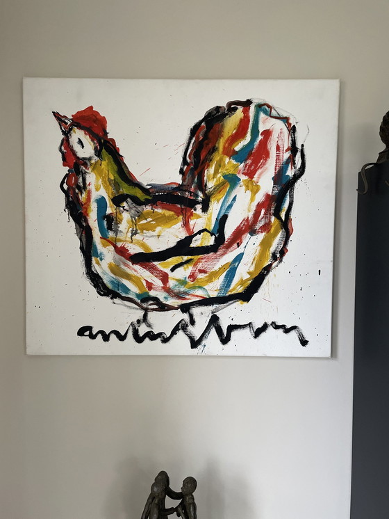 Image 1 of Anton Heijboer - Original Painting On Canvas