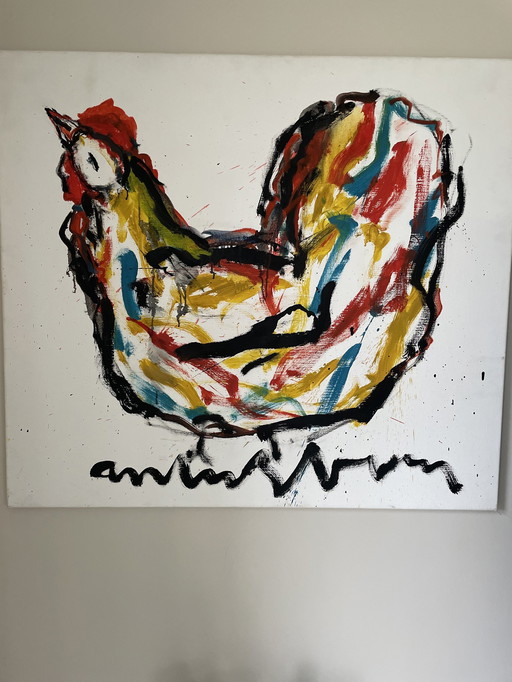 Anton Heijboer - Original Painting On Canvas