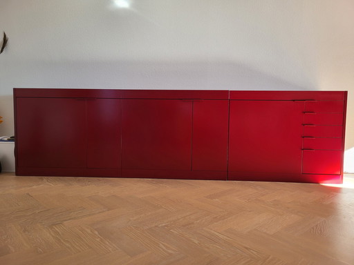 Pastoe Sideboard L-Series Color Purple Red Ral 3004