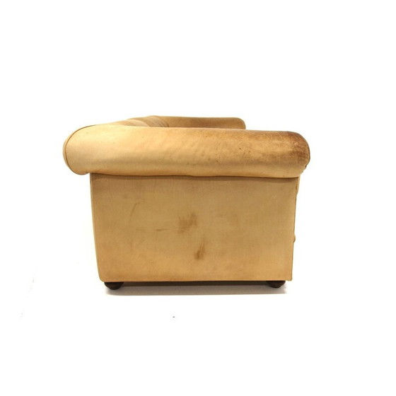 Image 1 of Divano vintage "Reton" a 3 posti in noce e pelle per Dux, Svezia, 1960