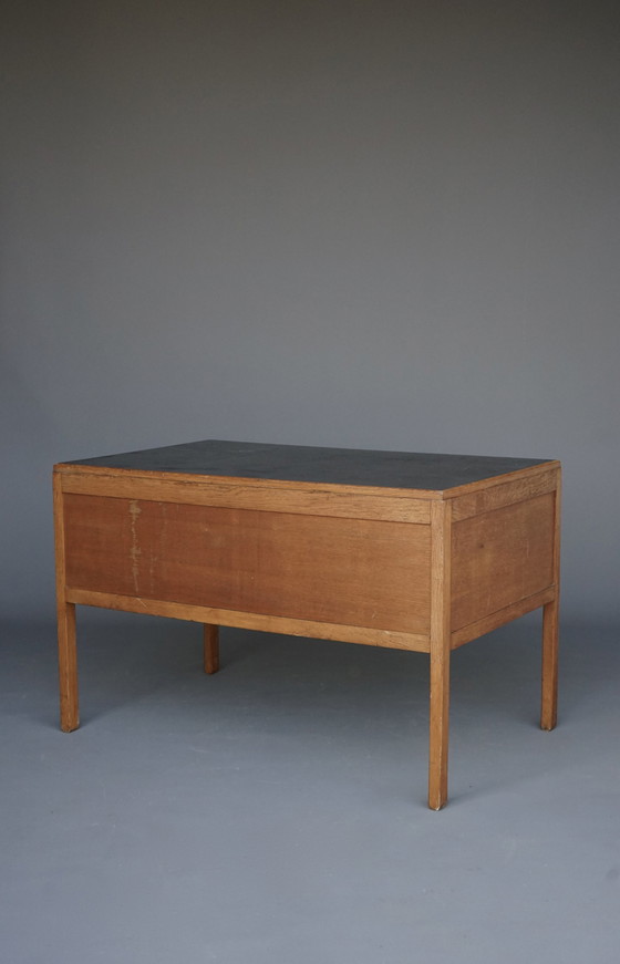 Image 1 of Scrivania PTT in rovere della Hague School, anni '30