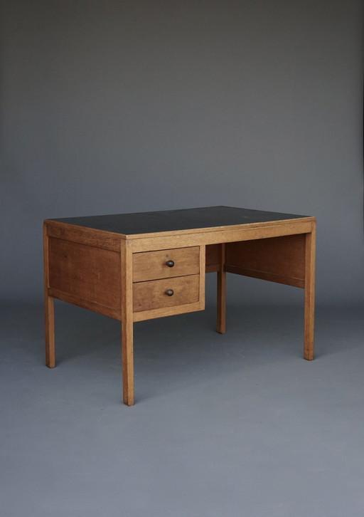 Hague School Oak PTT Desk, 1930s