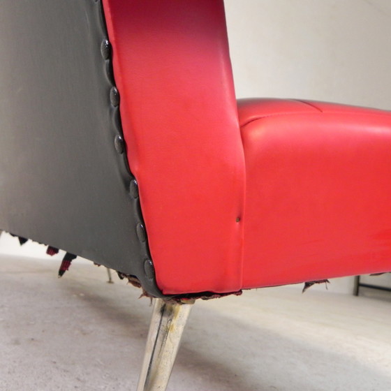 Image 1 of Skai Upholstered Rockabilly Sofa, 1950s