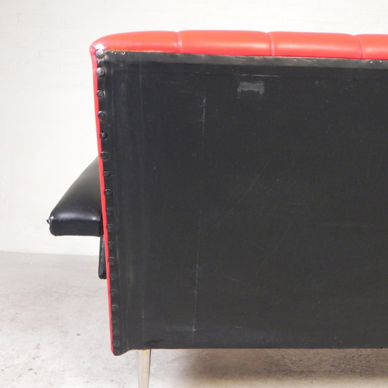 Image 1 of Skai Upholstered Rockabilly Sofa, 1950s